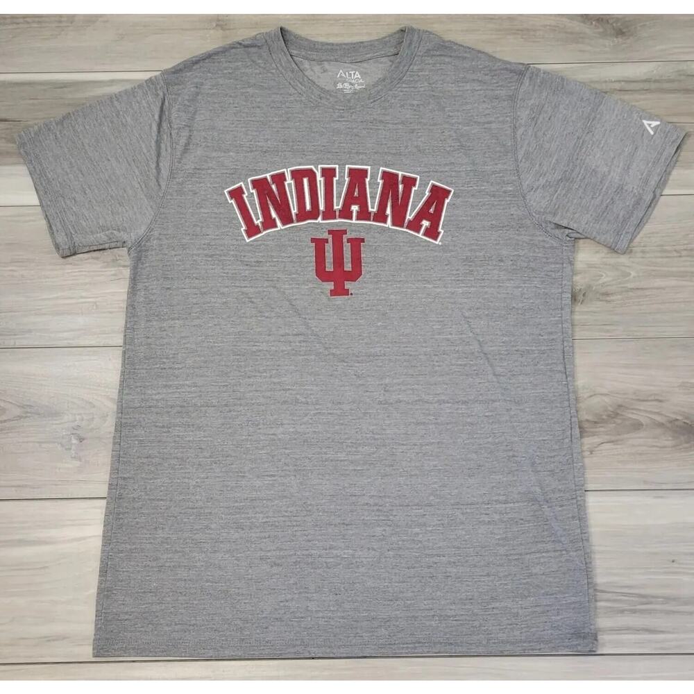 Indiana Hoosiers T-Shirt Men's 2XL Gray Short Sleeve Alta Gracia